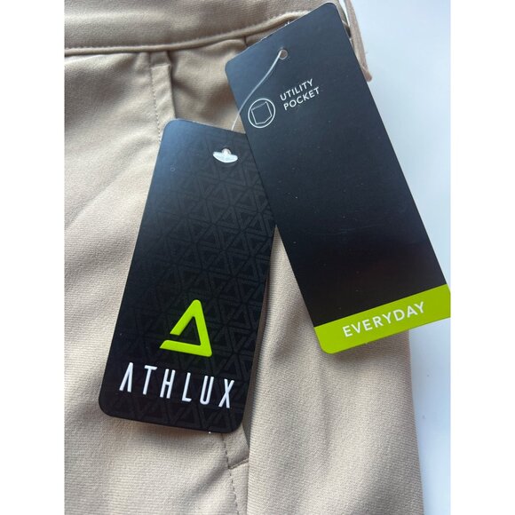 Athlux Mens Commuter Shorts Size 38 Brown Stylish Lightweight Modern Fit Versati - Picture 8 of 8